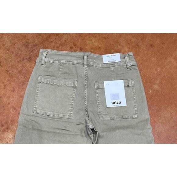 NWT Mica Wide Leg High Rise Cropped Denim Jean Size 26 & 28 - Picture 3 of 4